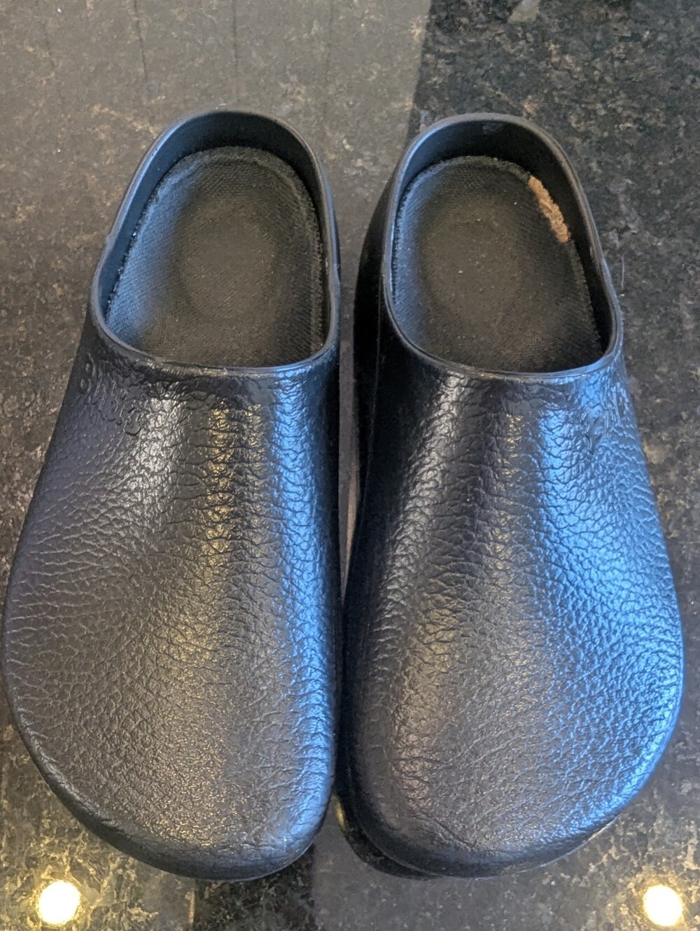 Birkenstock Professional, Black Slip-On Clog Mules